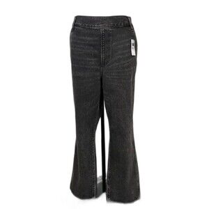 NWT Express Black wash Straight Ankle Hi-Rise Women's (12L) #327